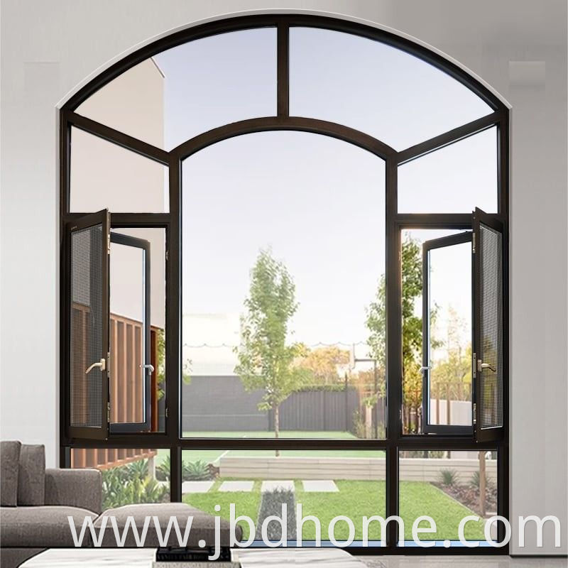 88 series double inward-opening aluminum alloy casement windows